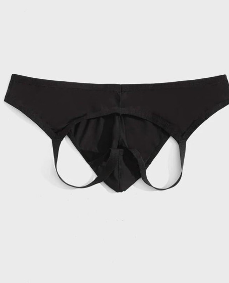 Erkek Fantazi Siyah Jockstrap İç Giyim