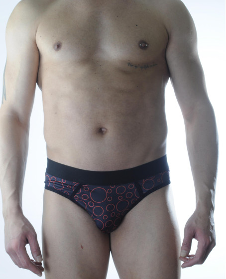 Erkek Fantezi Daire Desenli Jockstrap Erkek Fantezi Daire Desenli Jockstrap