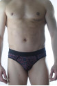 Erkek Fantezi Daire Desenli Jockstrap Erkek Fantezi Daire Desenli Jockstrap