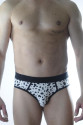 Erkek Fantezi Desenli Jockstrap İç Giyim