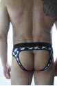 Erkek Fantezi Küp Desenli Jockstrap