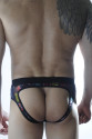 Erkek Fantezi Renkli Jockstrap İç Giyim Erkek Fantezi Renkli Jockstrap İç Giyim