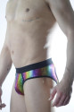 Erkek Fantezi Renkli Jockstrap