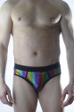 Erkek Fantezi Renkli Jockstrap
