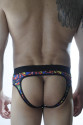 Erkek Fantezi Renkli Jockstrap İç Giyim Erkek Fantezi Renkli Jockstrap İç Giyim