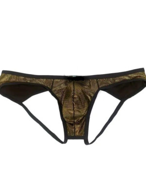 Erkek Gold Metalik Jockstrap İç Giyim