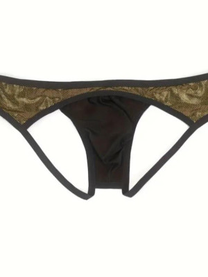 Erkek Gold Metalik Jockstrap İç Giyim Erkek Gold Metalik Jockstrap İç Giyim