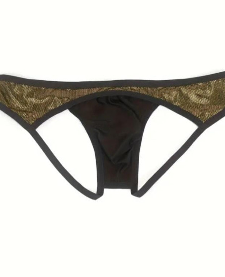 Erkek Gold Metalik Jockstrap İç Giyim Erkek Gold Metalik Jockstrap İç Giyim