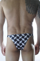 Erkek Küp Desenli Brazillian Slip