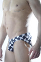 Erkek Küp Desenli Fantezi Jockstrap
