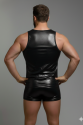 Erkek Lame Tank Top Boxer Takımı