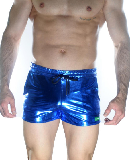 Erkek Mavi Lame Short Erkek Mavi Lame Short