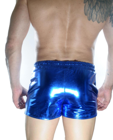 Erkek Mavi Lame Short Erkek Mavi Lame Short