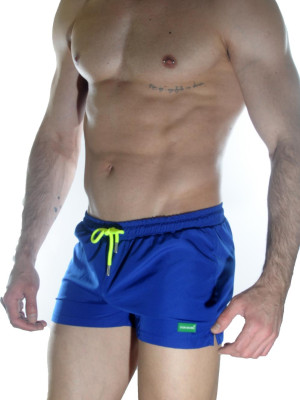 Erkek Mavi Mini Mayo Short