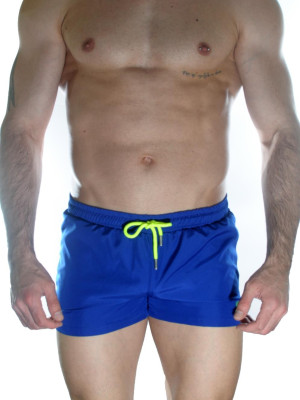 Erkek Mavi Mini Mayo Short