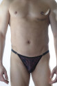 Erkek Metalli Daire Desenli Slip