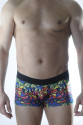 Erkek Renkli Desenli Boxer