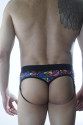 Erkek Renkli Desenli Fantezi Jockstrap Erkek Renkli Desenli Fantezi Jockstrap