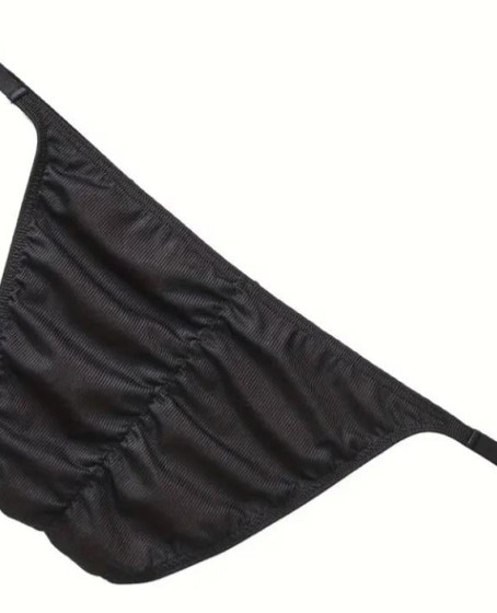 Erkek Siyah Büzgülü Slip İç Giyim