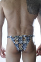 Erkek Zar Desenli Brazillian Slip