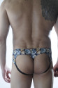 Erkek Zar Desenli Fantezi Jockstrap
