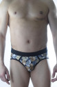 Erkek Zar Desenli Fantezi Jockstrap
