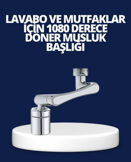 Esnek 1080° Musluk Başlığı 3 Eklemli Hareketli Su Modlu Lavabo Aparatı Esnek 1080° Musluk Başlığı 3 Eklemli Hareketli Su Modlu Lavabo Aparatı