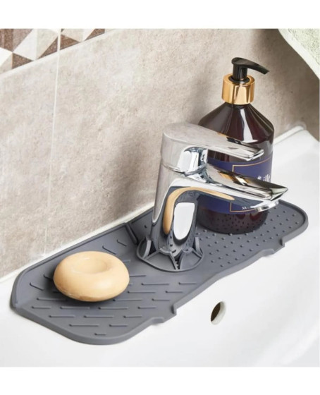 Esnek Musluk Lavabo Matı - Mutfak Banyo Batarya Su Tutucu Bulaşık Süngeri Matı Esnek Musluk Lavabo Matı - Mutfak Banyo Batarya Su Tutucu Bulaşık Süngeri Matı