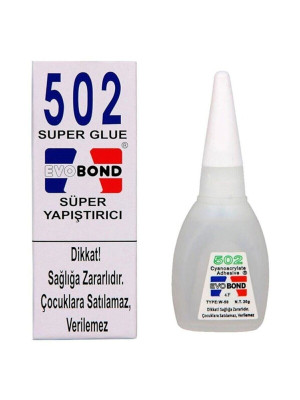 EvoBond 502 Japon Yapıştırıcısı Süper Glue 20 Gr
