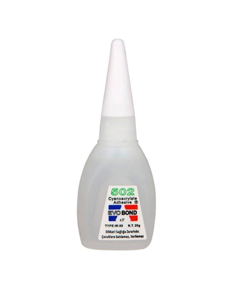 EvoBond 502 Japon Yapıştırıcısı Süper Glue 20 Gr