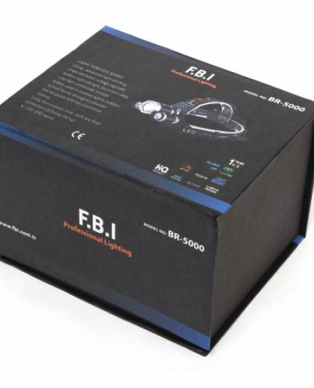 F.B.I BR-5000 T6 5000 LM 3xCree XML-T6+2R5 LED Kafa Feneri