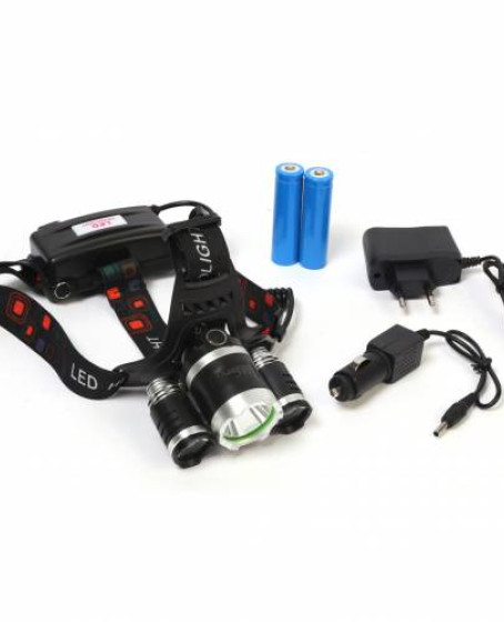F.B.I BR-5000 T6 5000 LM 3xCree XML-T6+2R5 LED Kafa Feneri