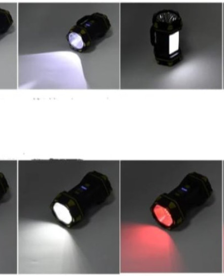 F.B.I F-262 Yeni Güçlü Çift Taraflı Taşınabilir Spot Ve Işıldak USB Powerbank Şarjlı Fener