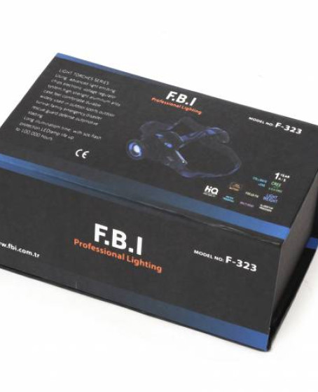 F.B.I F-323 Q5 LED Lityum Polimer Su Geçirmez Şarjlı Kafa Feneri F.B.I F-323 Q5 LED Lityum Polimer Su Geçirmez Şarjlı Kafa Feneri