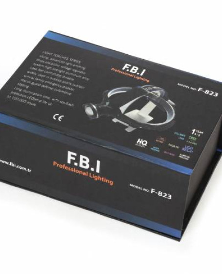 F.B.I F-823 XLM T6 LED Su Geçirmez Şarjlı Kafa Lambası F.B.I F-823 XLM T6 LED Su Geçirmez Şarjlı Kafa Lambası