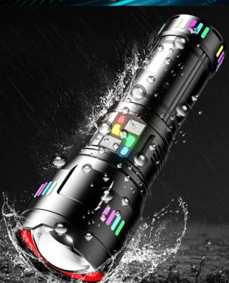 F.B.I Pro F-3002 Alüminyum TG LED Gece Şeritli Type-C Şarjlı El Feneri F.B.I Pro F-3002 Alüminyum TG LED Gece Şeritli Type-C Şarjlı El Feneri
