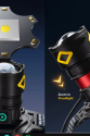 F.B.I Pro F-3003 Alüminyum PM10-TG LED Type-C Powerbank ve Solar Şarjlı Kamp Kafa Feneri F.B.I Pro F-3003 Alüminyum PM10-TG LED Type-C Powerbank ve Solar Şarjlı Kamp Kafa Feneri