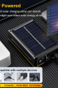F.B.I Pro F-3003 Alüminyum PM10-TG LED Type-C Powerbank ve Solar Şarjlı Kamp Kafa Feneri F.B.I Pro F-3003 Alüminyum PM10-TG LED Type-C Powerbank ve Solar Şarjlı Kamp Kafa Feneri