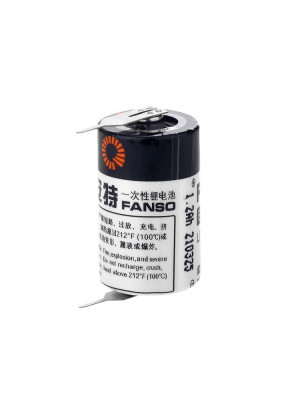 FANSO ER14250H 3.6V 1/2 AA Size Lithium Pil (Li-SOCL2) 2 PIN FANSO ER14250H 3.6V 1/2 AA Size Lithium Pil (Li-SOCL2) 2 PIN