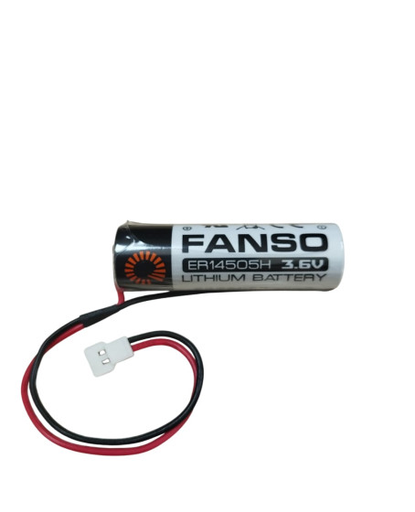 FANSO ER14505H Kablolu Konnektörlü (51005-2P) 3.6V Lithium Pil (Li-SOCL2)