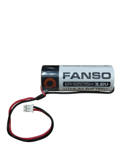 FANSO ER18505H Kablolu Konnektörlü (JST PH-2.0) 3.6V Lithium Pil (Li-SOCL2)