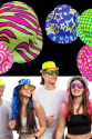 Farklı Desenlerde Plastik Neon UV Işık Parti Şapkası 1 Adet Farklı Desenlerde Plastik Neon UV Işık Parti Şapkası 1 Adet