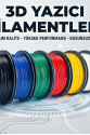 Filament 3D Kalem Yazıcı Için 10 renk 20 metre
