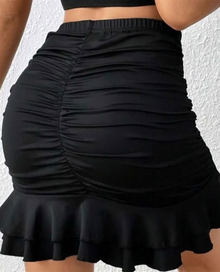 Fırfırlı Mini Etek Fırfırlı Mini Etek