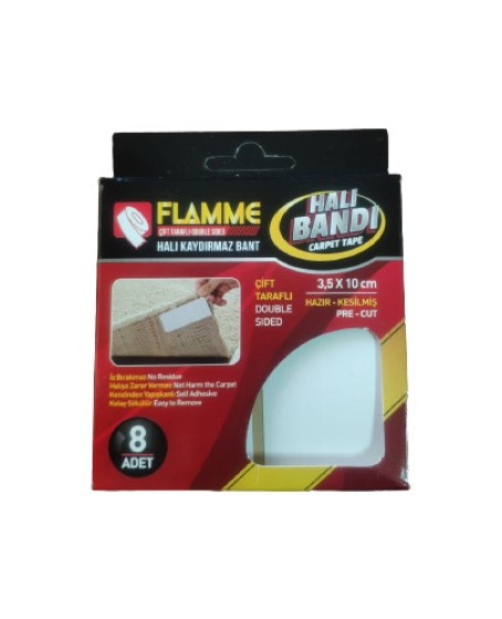 Flamme Halı Kaydırmaz Pedler 8 Adet Flamme Halı Kaydırmaz Pedler 8 Adet
