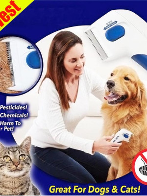Flea Doctor Kedi ve Köpekler için Pilli Pire Tarağı