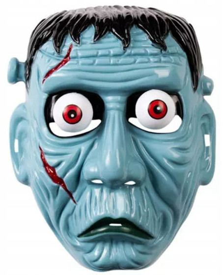 Frankenstein Temalı Sallanan Oynar Gözlü Maske Frankenstein Temalı Sallanan Oynar Gözlü Maske