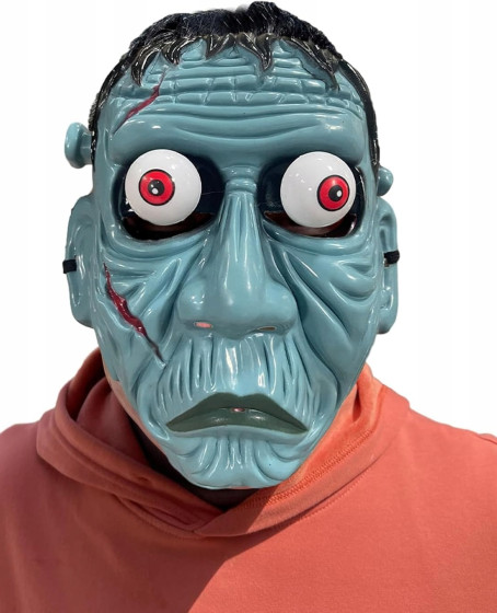 Frankenstein Temalı Sallanan Oynar Gözlü Maske Frankenstein Temalı Sallanan Oynar Gözlü Maske