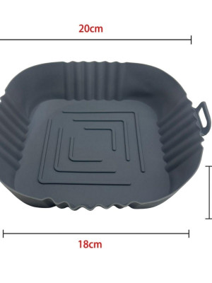 Fritöz Afryer Ve Fırın Silikon Pişirme Matı 20 Cm kare