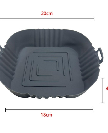 Fritöz Afryer Ve Fırın Silikon Pişirme Matı 20 Cm kare